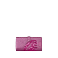 METALLIC PINK METALLIC DRIP SINGLE FOLD WALLET