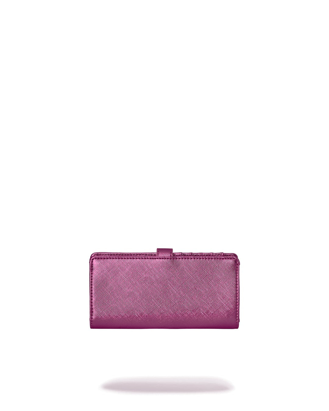 METALLIC PINK METALLIC DRIP SINGLE FOLD WALLET