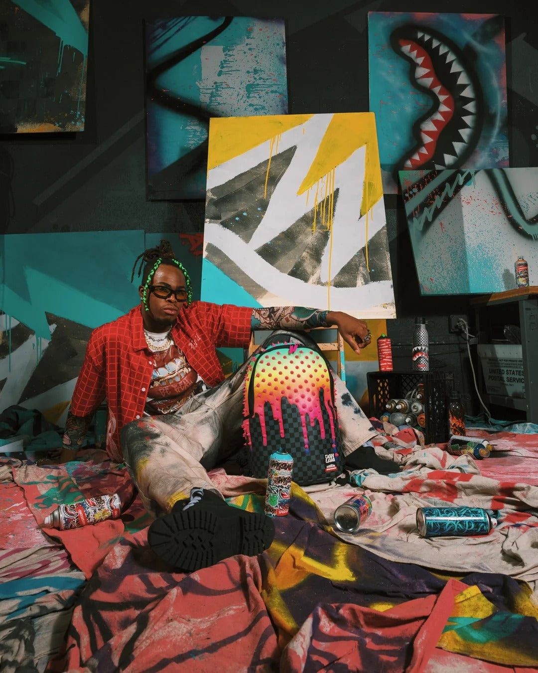 WYNWOOD WALLS DAN LAM DRIPS BACKPACK