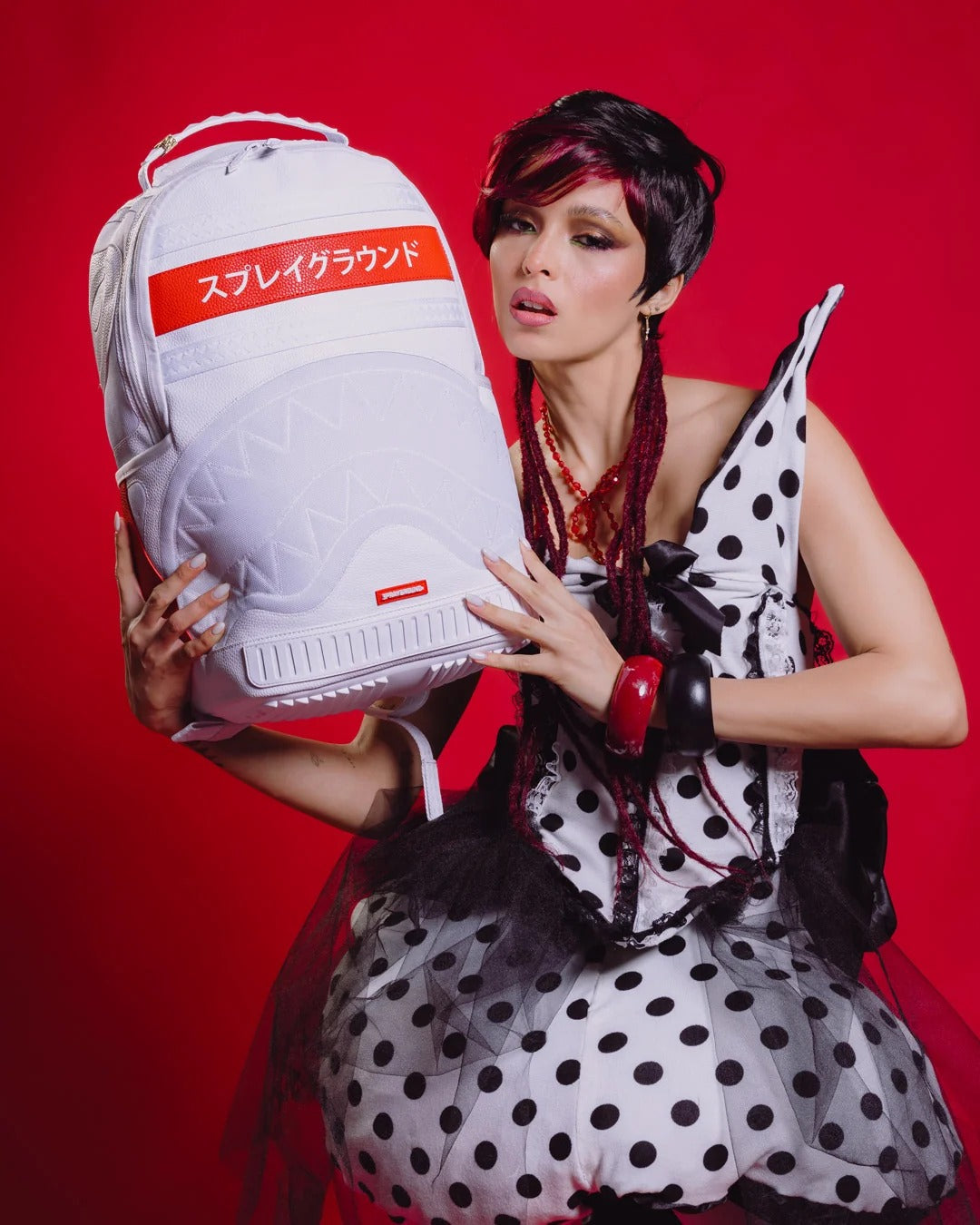 ALL DAY WHITE JAPAN BACKPACK