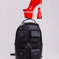 HANGING POCKETS SHARK BACKPACK