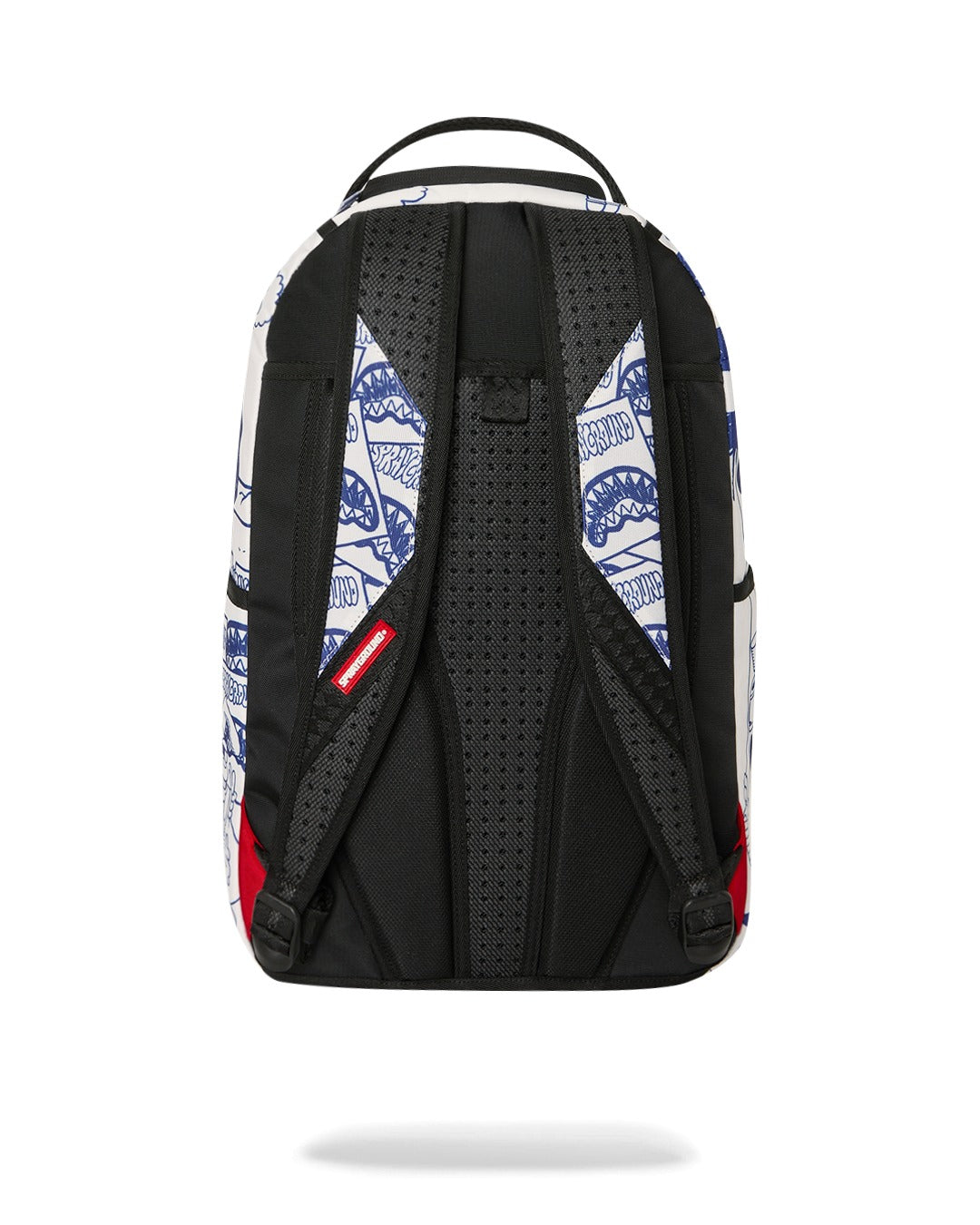 BLUE INK DOODLE BACKPACK