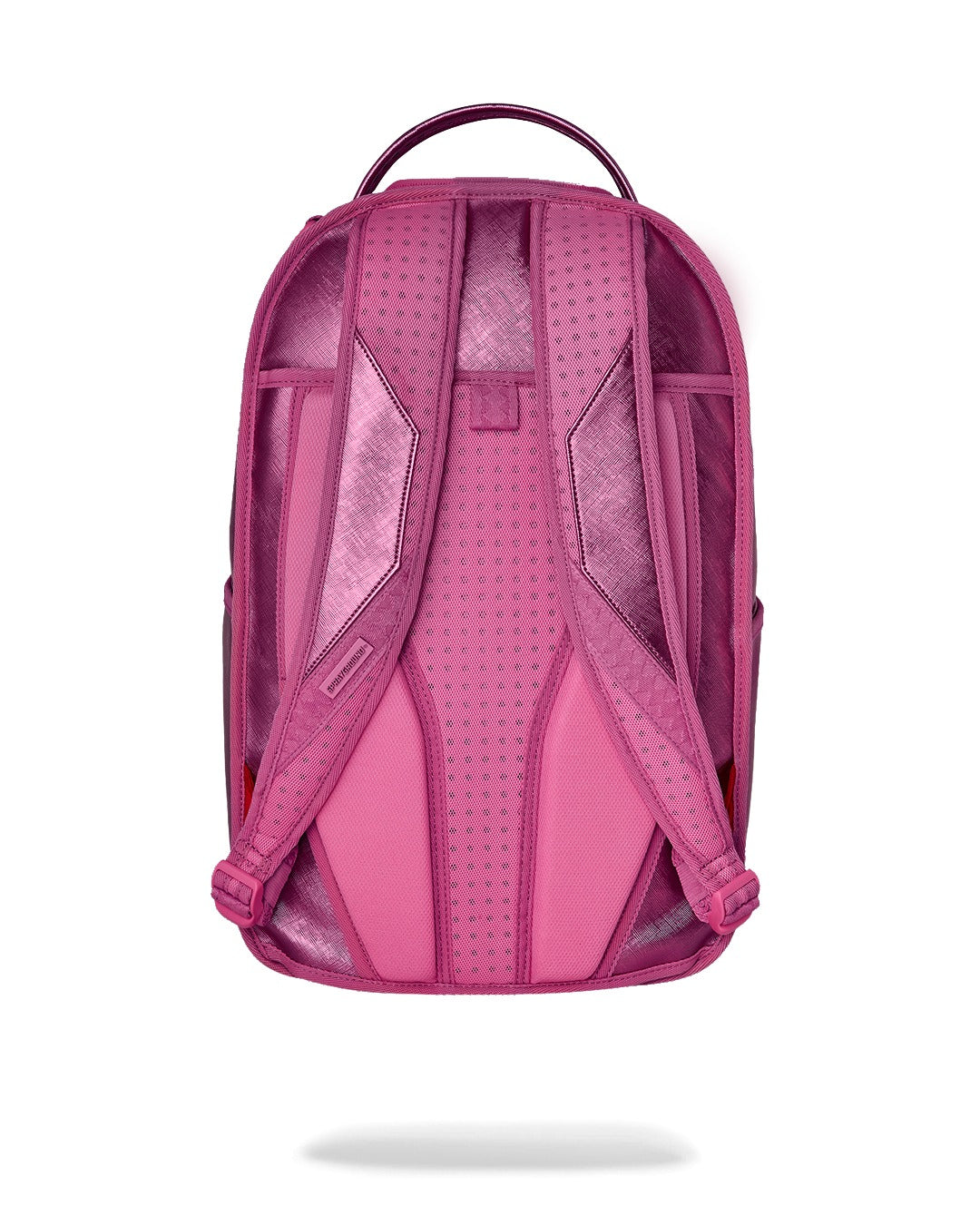 METALLIC PINK METALLIC DRIP BACKPACK