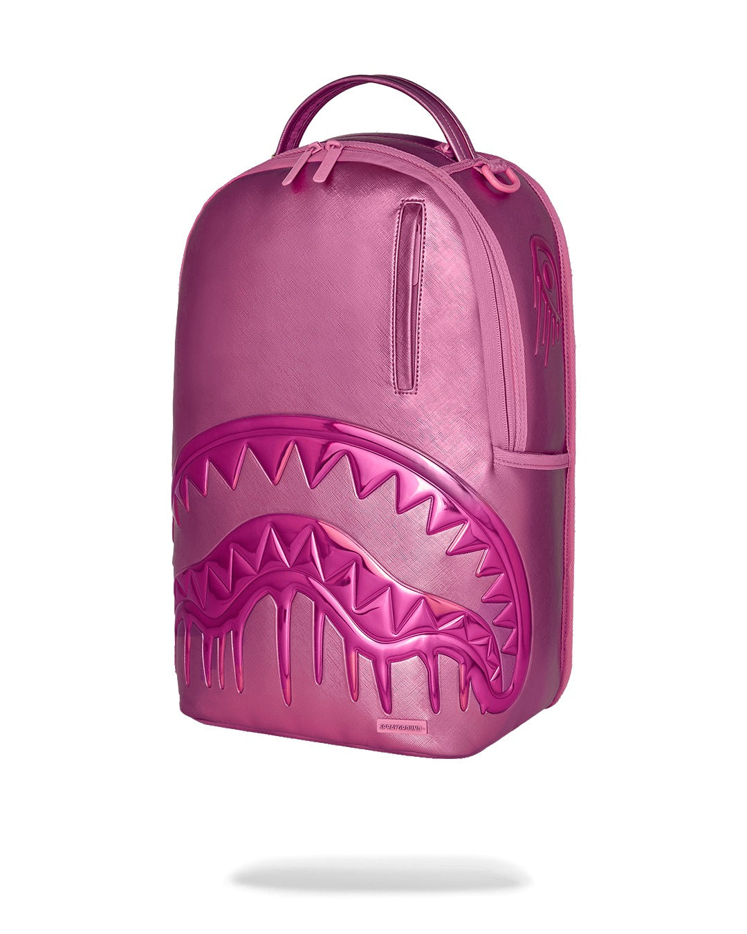 METALLIC PINK METALLIC DRIP BACKPACK