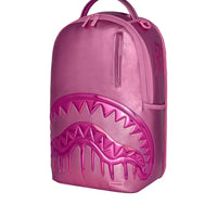 METALLIC PINK METALLIC DRIP BACKPACK