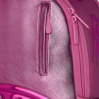 METALLIC PINK METALLIC DRIP BACKPACK