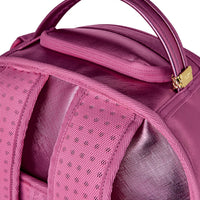 METALLIC PINK METALLIC DRIP BACKPACK