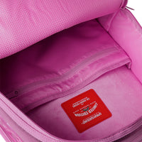 METALLIC PINK METALLIC DRIP BACKPACK