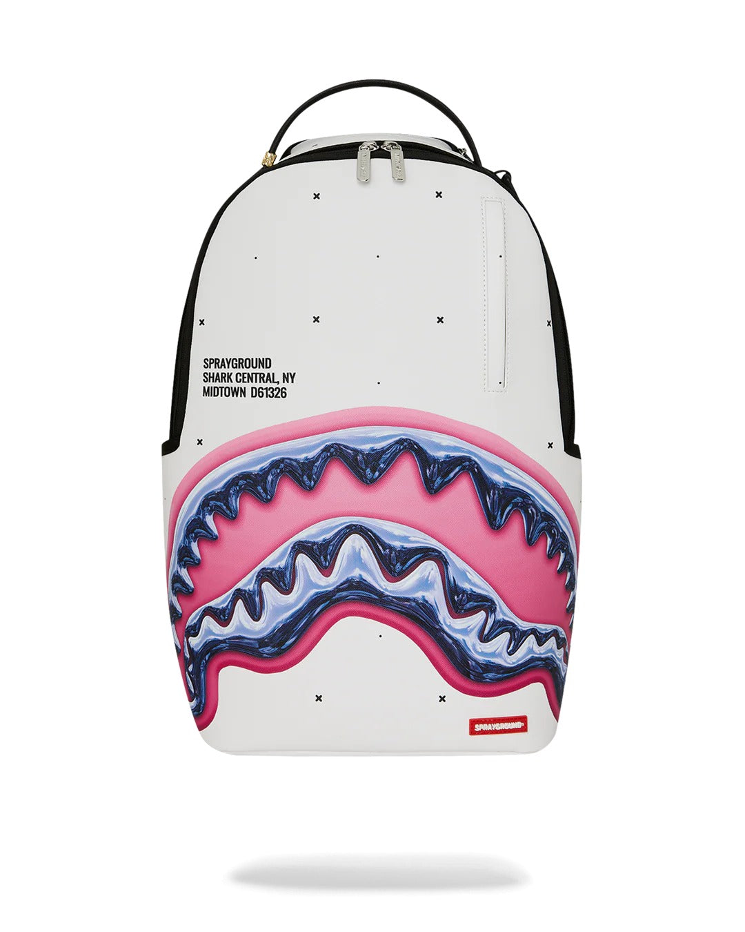 SHARK CENTRAL LIQUID CHROME BACKPACK
