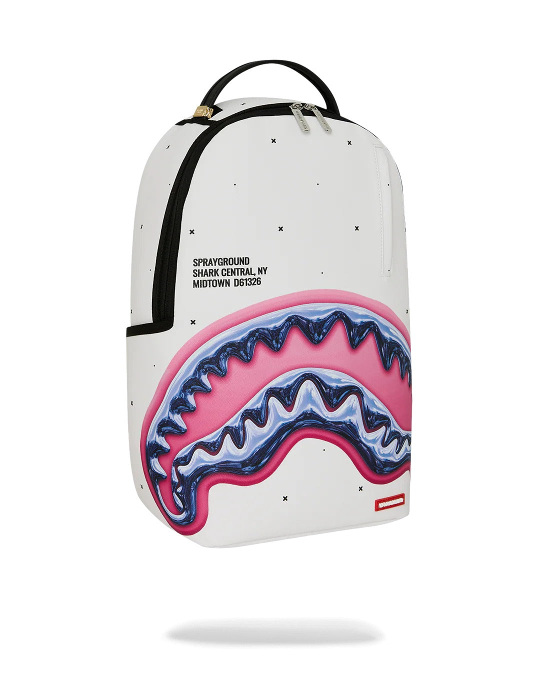 SHARK CENTRAL LIQUID CHROME BACKPACK