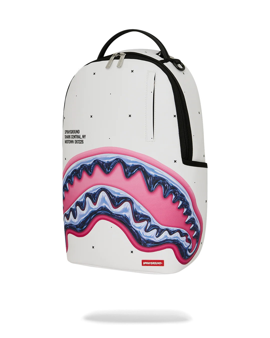 SHARK CENTRAL LIQUID CHROME BACKPACK