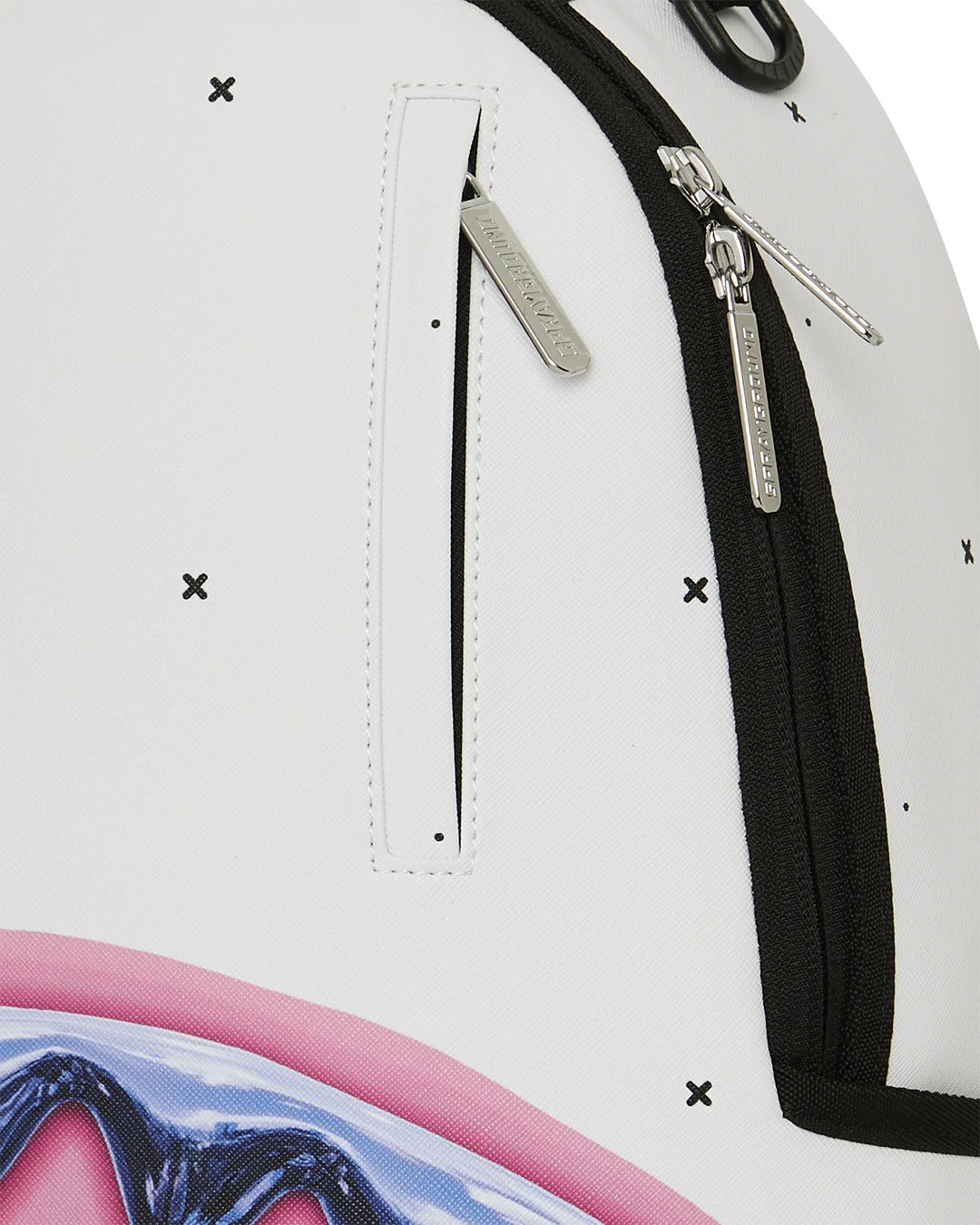 SHARK CENTRAL LIQUID CHROME BACKPACK