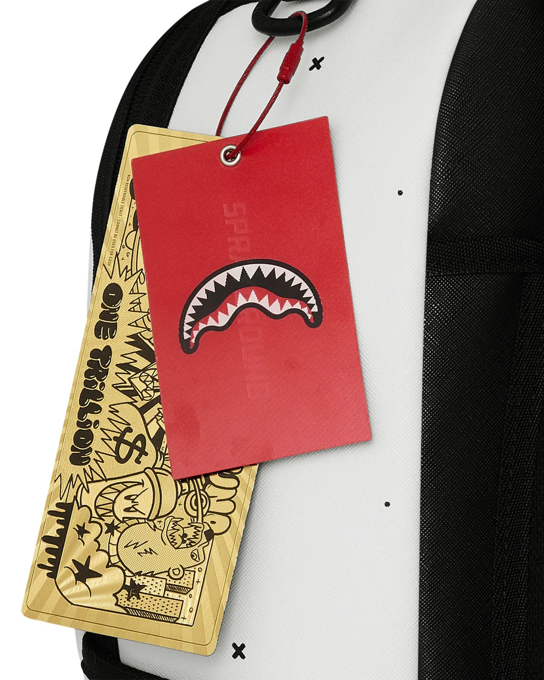 SHARK CENTRAL LIQUID CHROME BACKPACK