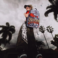 SPRAYGROUND METAL LOGO DOODLE BACKPACK