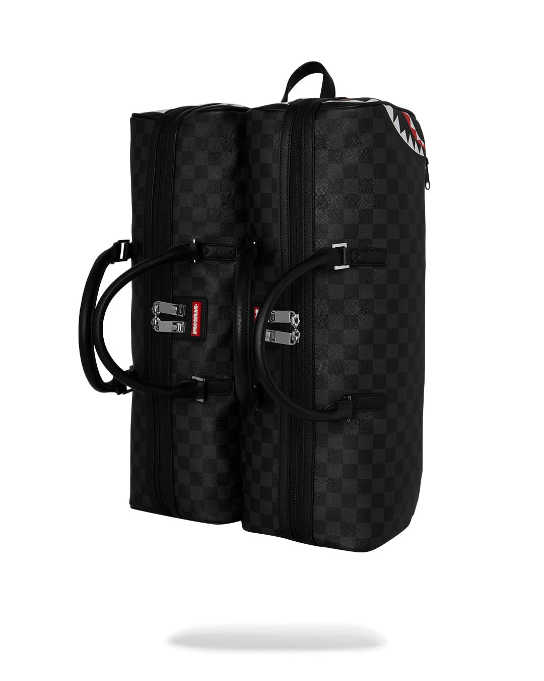 DOUBLE TROUBLE DOUBLE DUFFLE BACKPACK