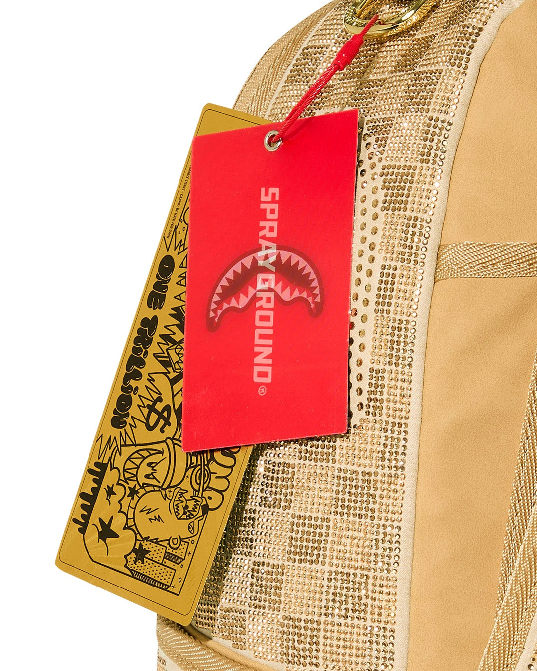 2 TONE GOLD TRINITY BACKPACK