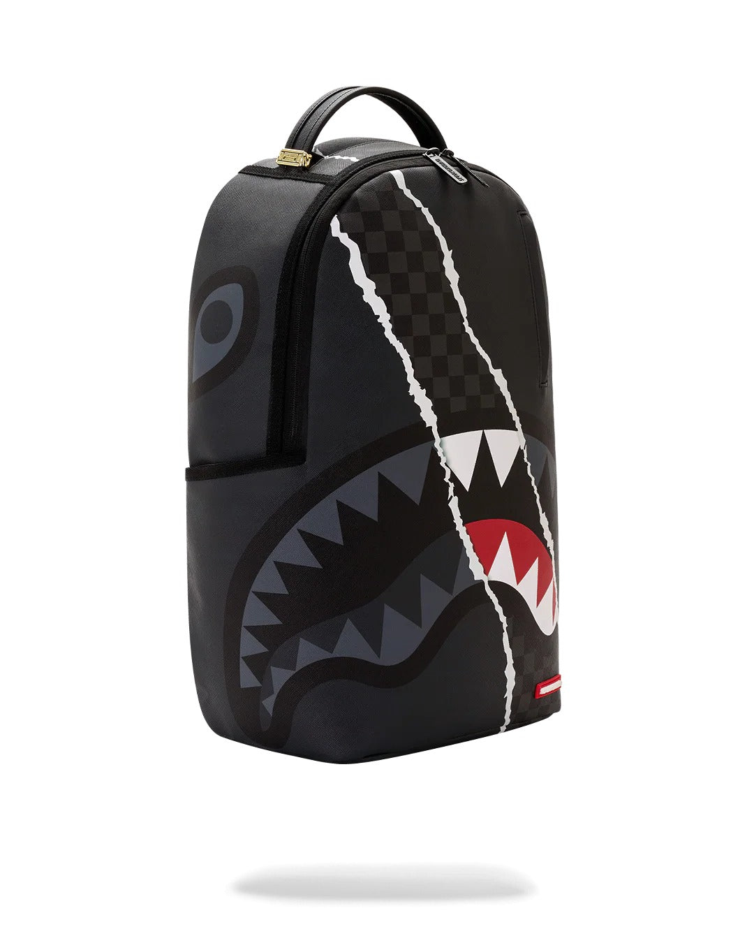 CENTER RIP REVEALING GRAY CHECK BACKPACK