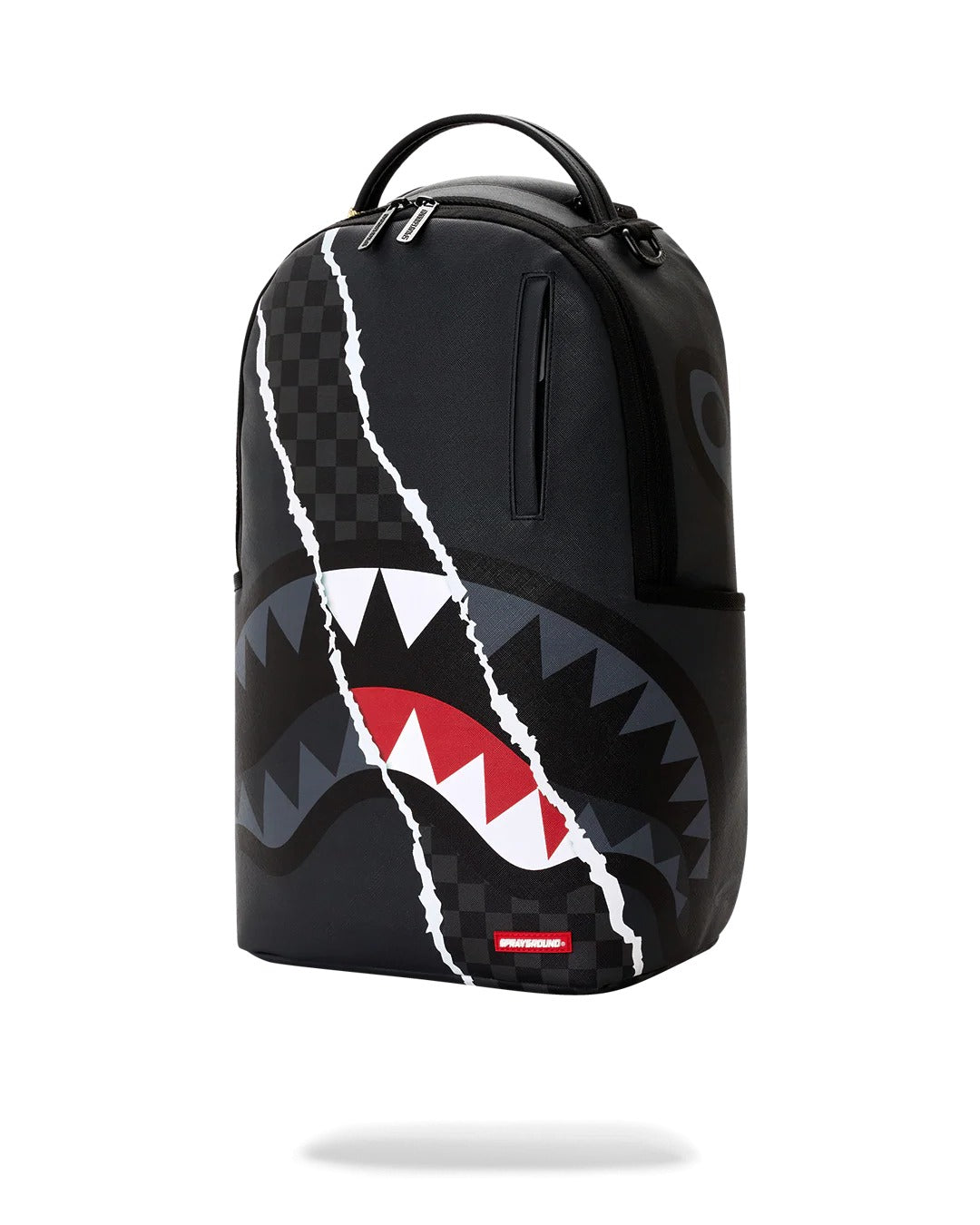 CENTER RIP REVEALING GRAY CHECK BACKPACK
