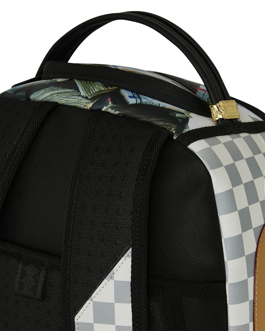 CREAM CHECK FULL OF CASH BACKPACK