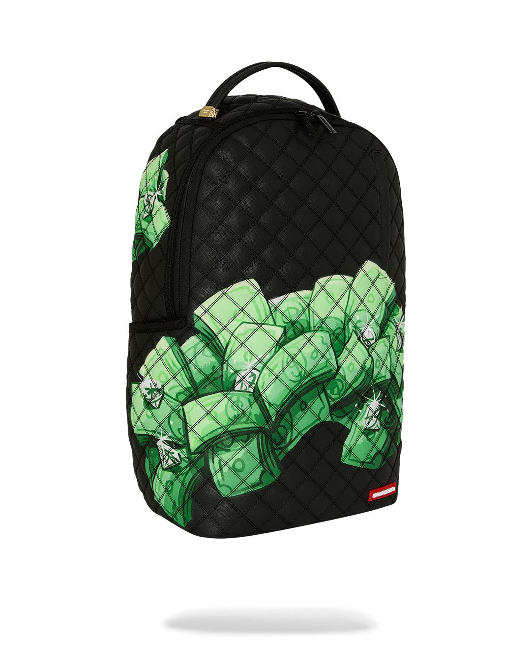 PAINTED QUILT MONEY BACKPACK