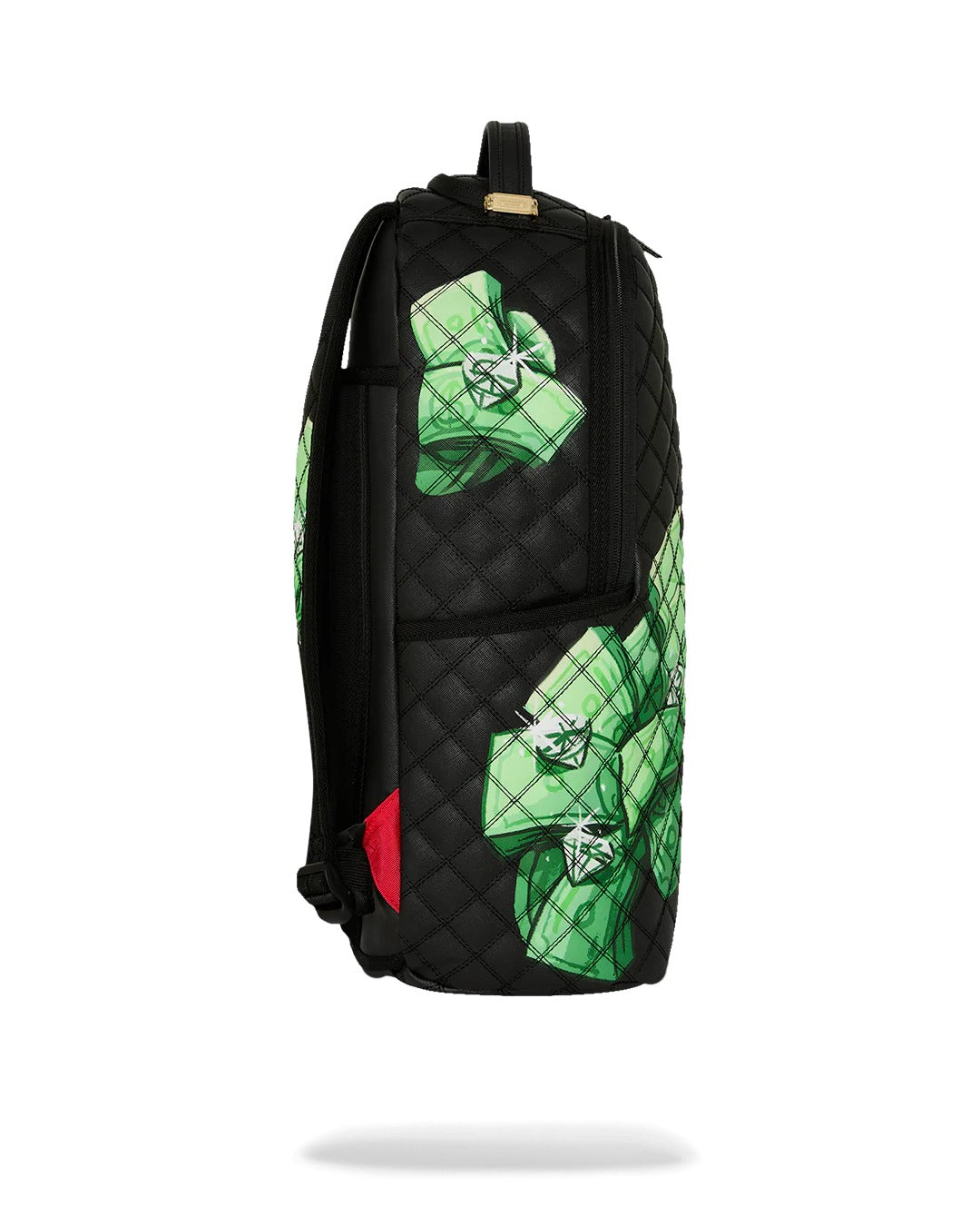 PAINTED QUILT MONEY BACKPACK