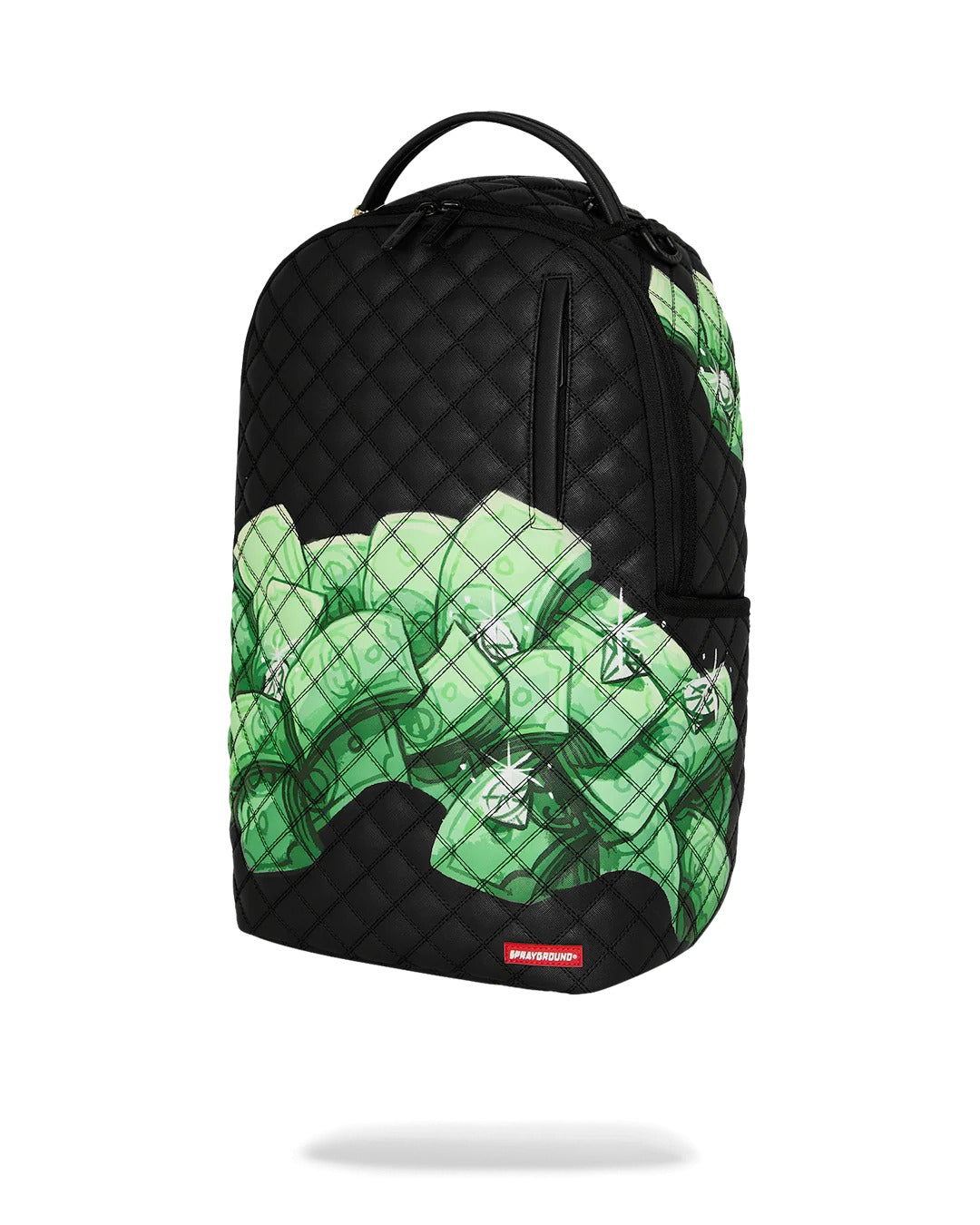 PAINTED QUILT MONEY BACKPACK