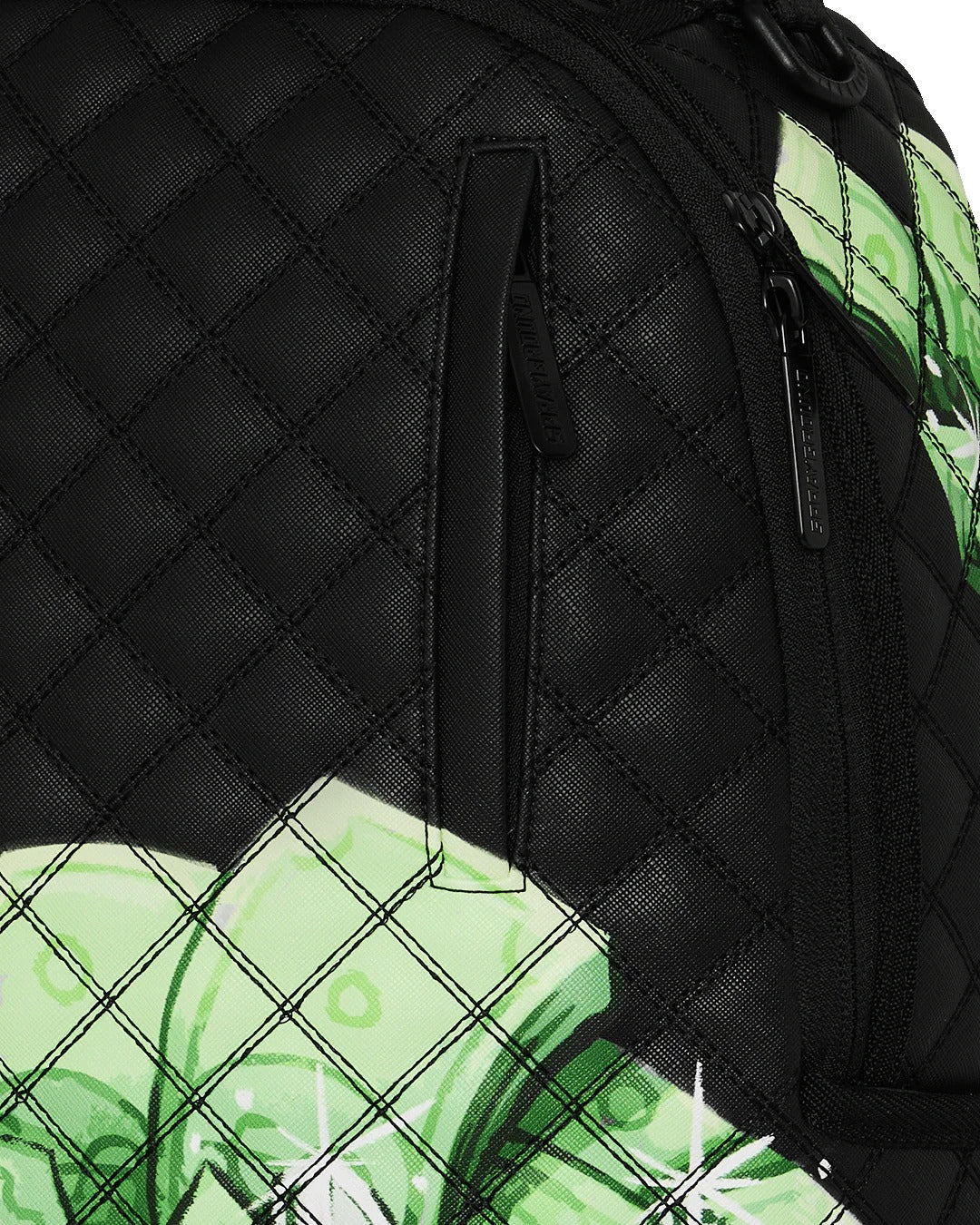 PAINTED QUILT MONEY BACKPACK