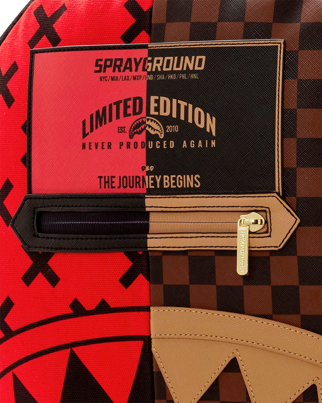 REVERSE HALF SPLIT BACKPACK
