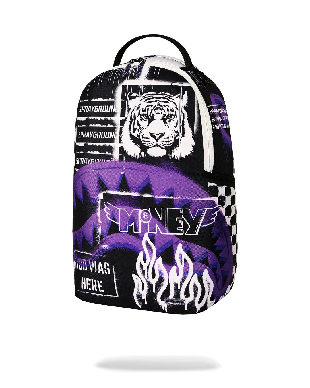 STENCIL SHARK ATTACK BACKPACK