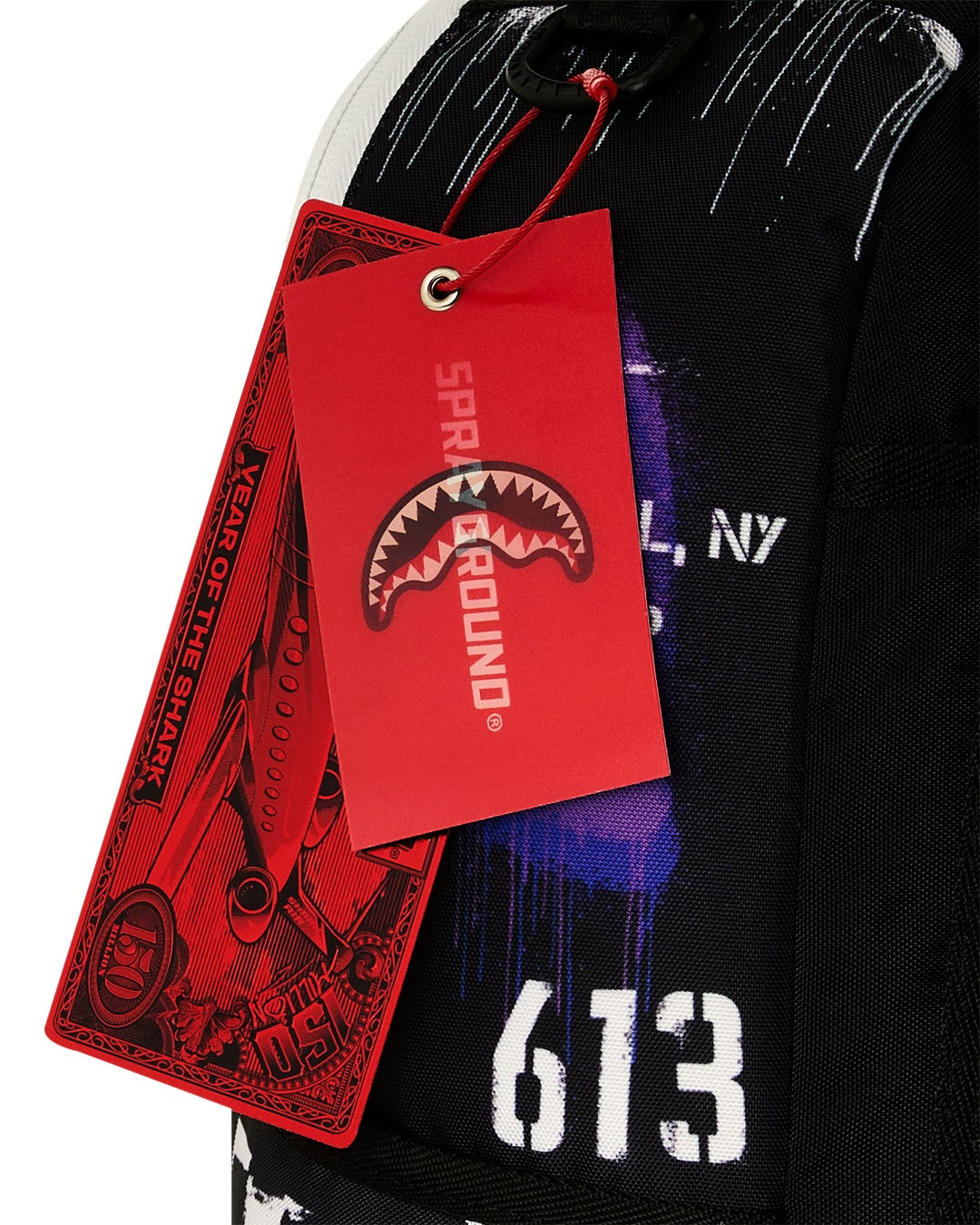 STENCIL SHARK ATTACK BACKPACK