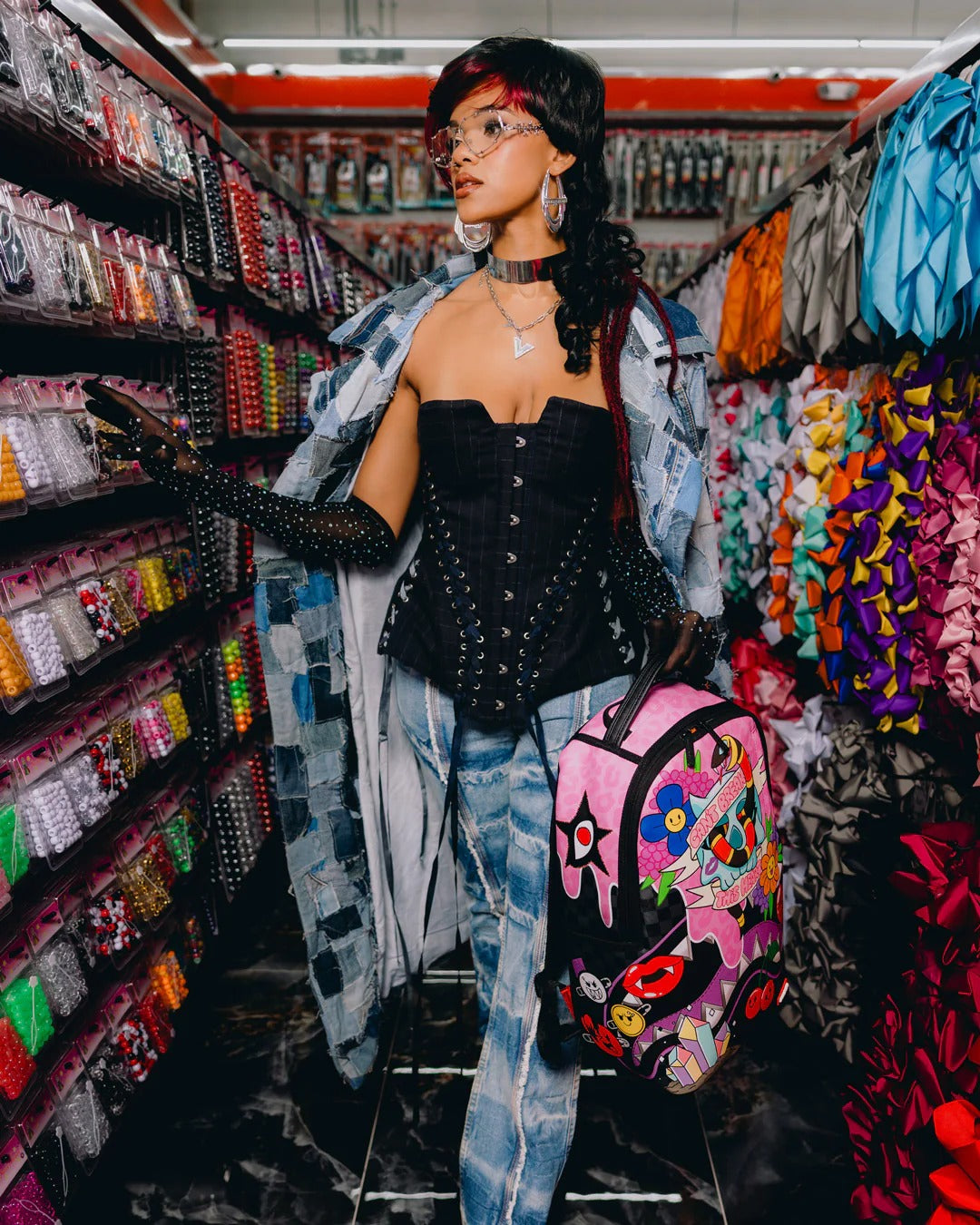 WTF PUNK ROCK CHICK BACKPACK