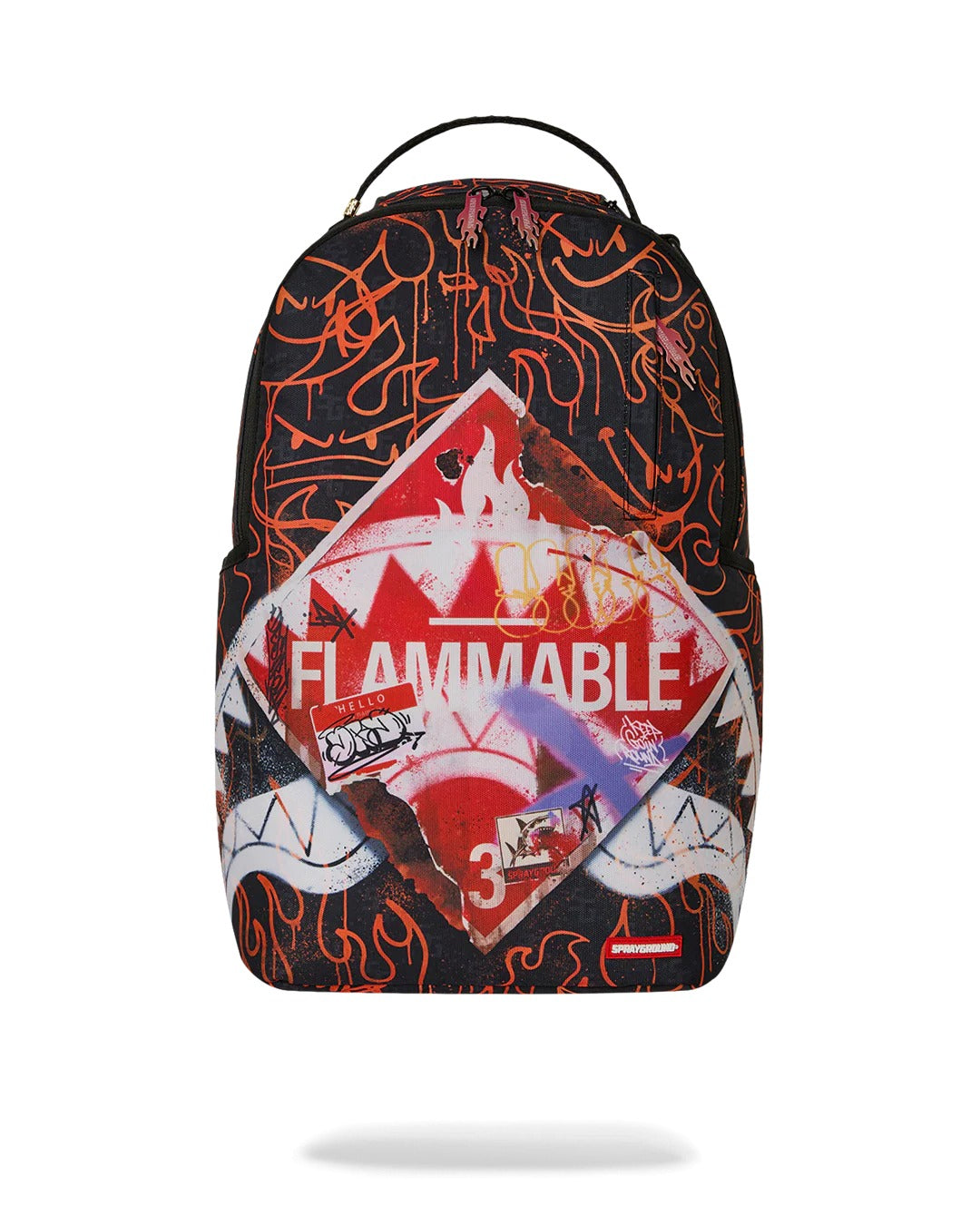 FLAMMABLE SIGN BACKPACK