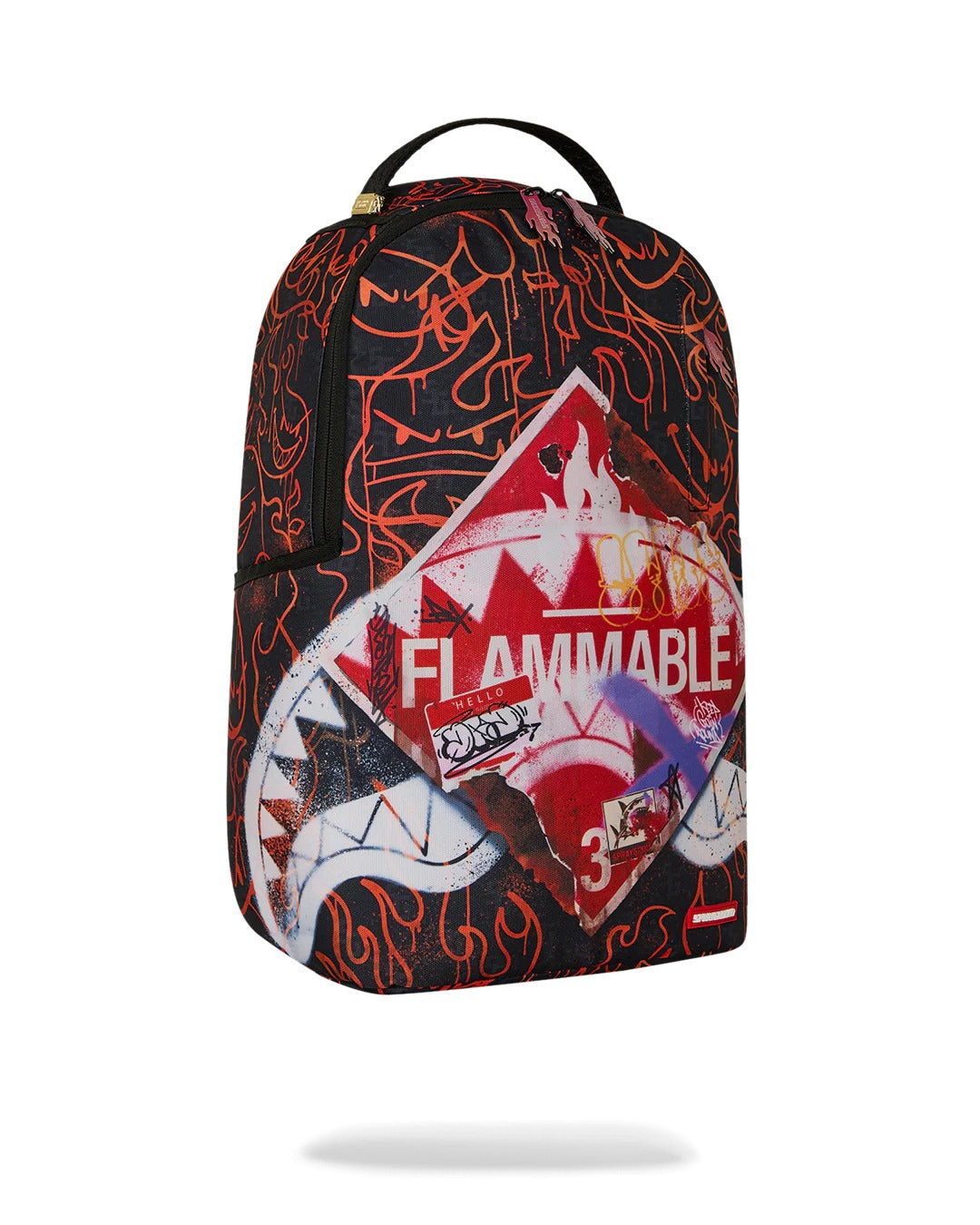 FLAMMABLE SIGN BACKPACK