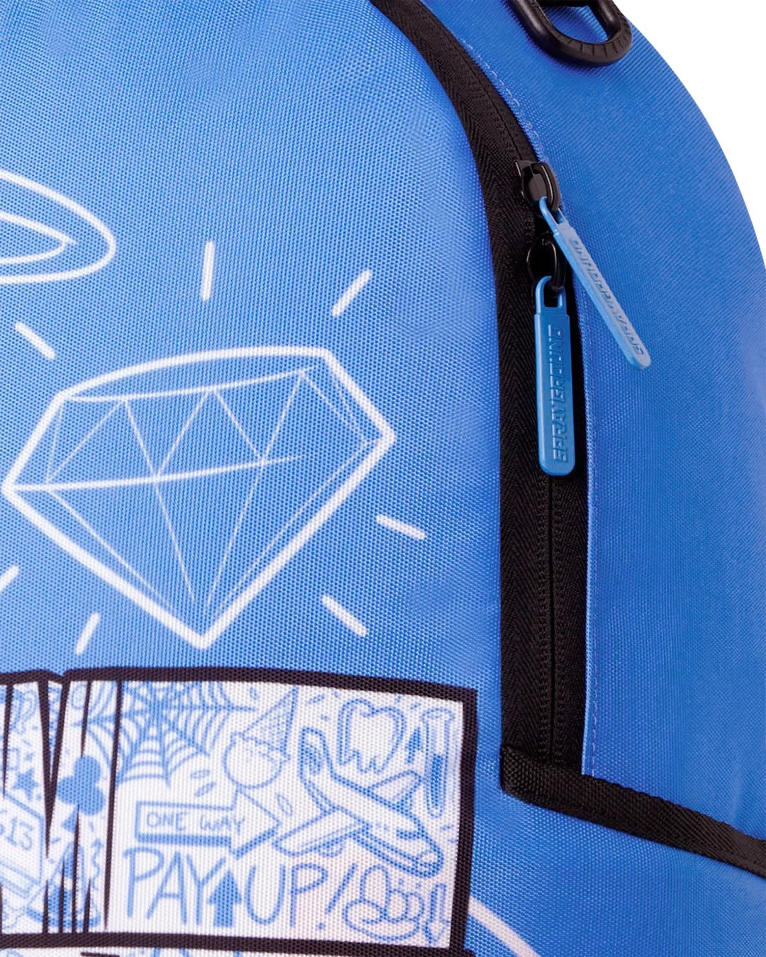 MONEY BOYS COLOR BLOCK DOODLE BACKPACK