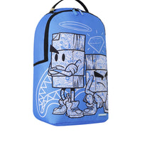 MONEY BOYS COLOR BLOCK DOODLE BACKPACK