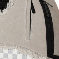 CREAM DENIM TEAR SHARK BACKPACK