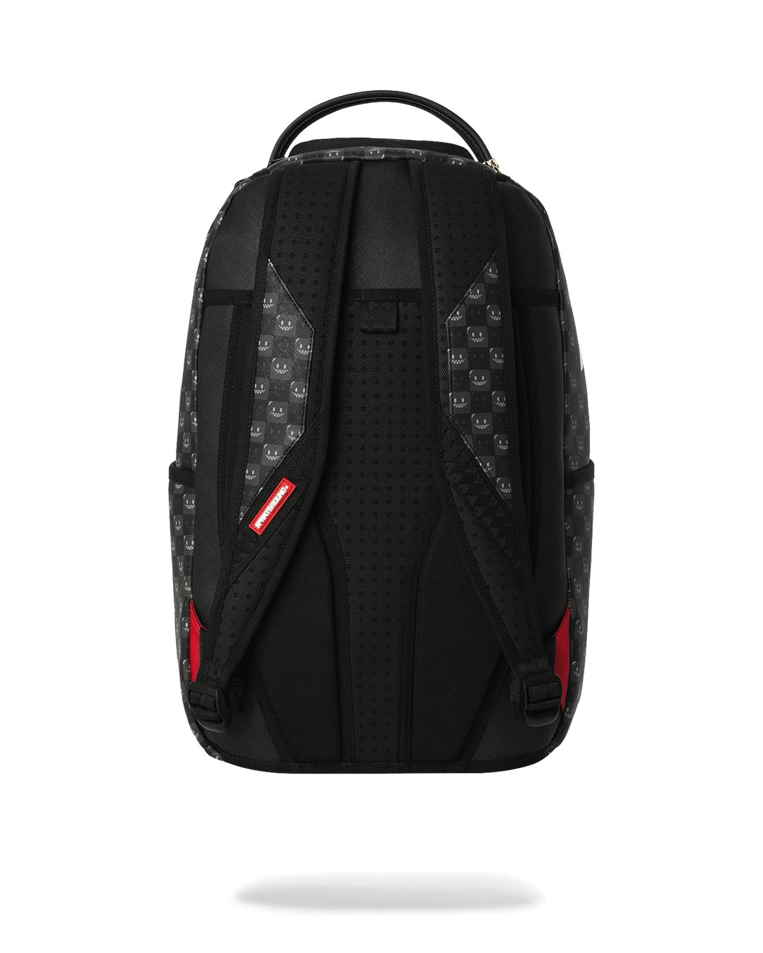 SHARKS IN PARIS WTF BUBBLY BLACK CHECK BACKPACK