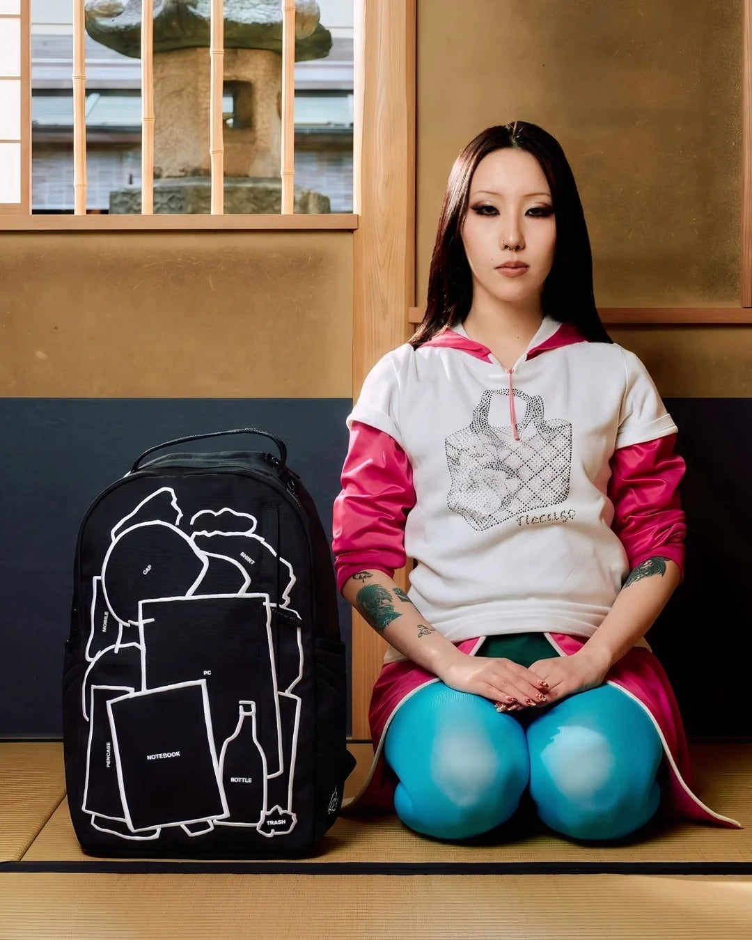 ENMUI BLACK BACKPACK