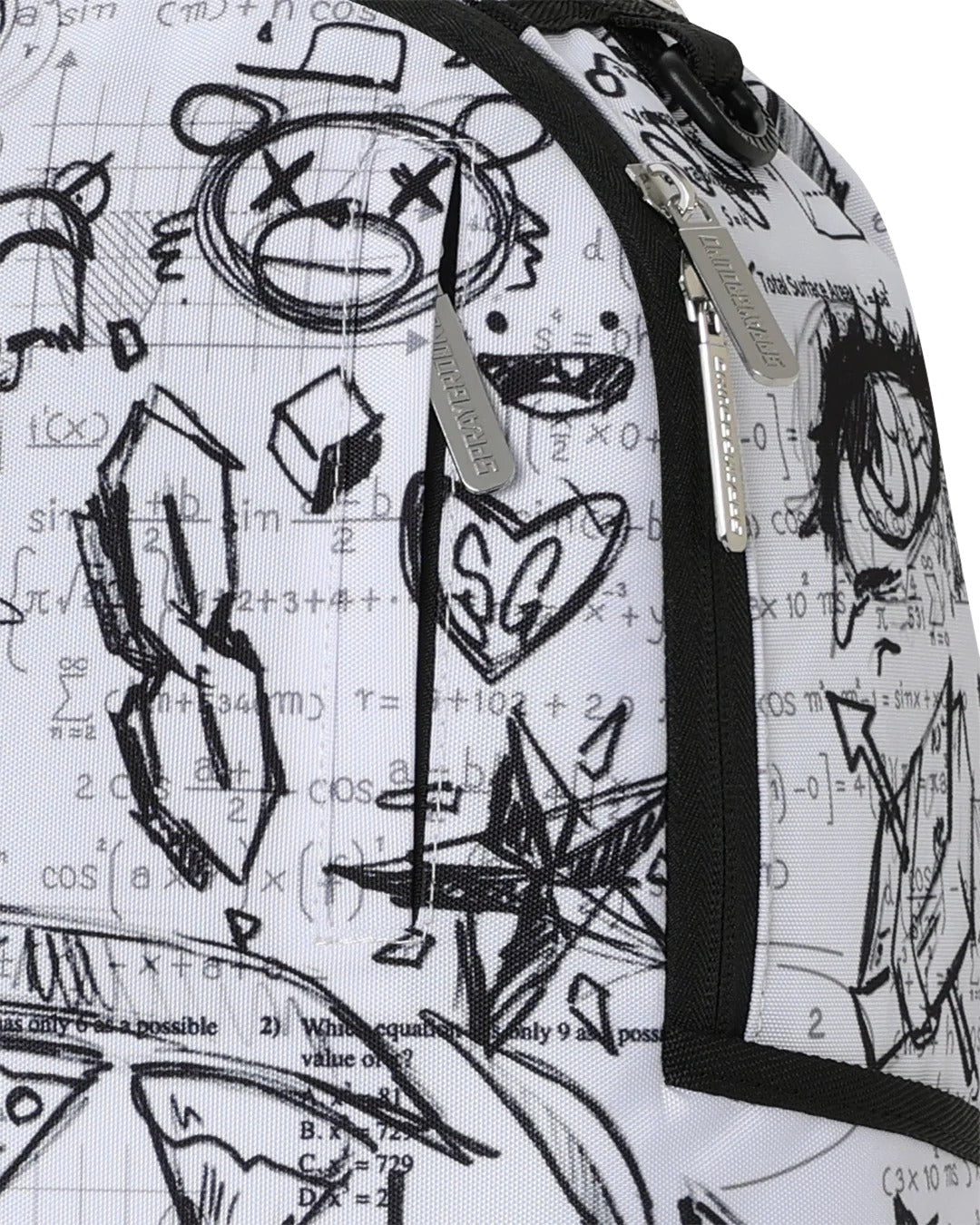 DOODLES OVER MATH HOMEWORK BACKPACK