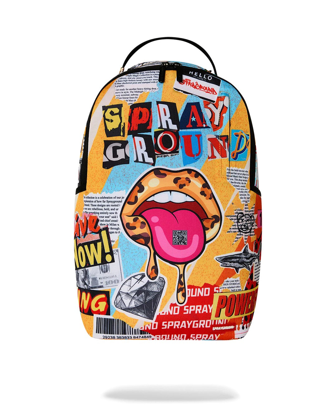 LIPS MAGAZINE COLLAGE BACKPACK