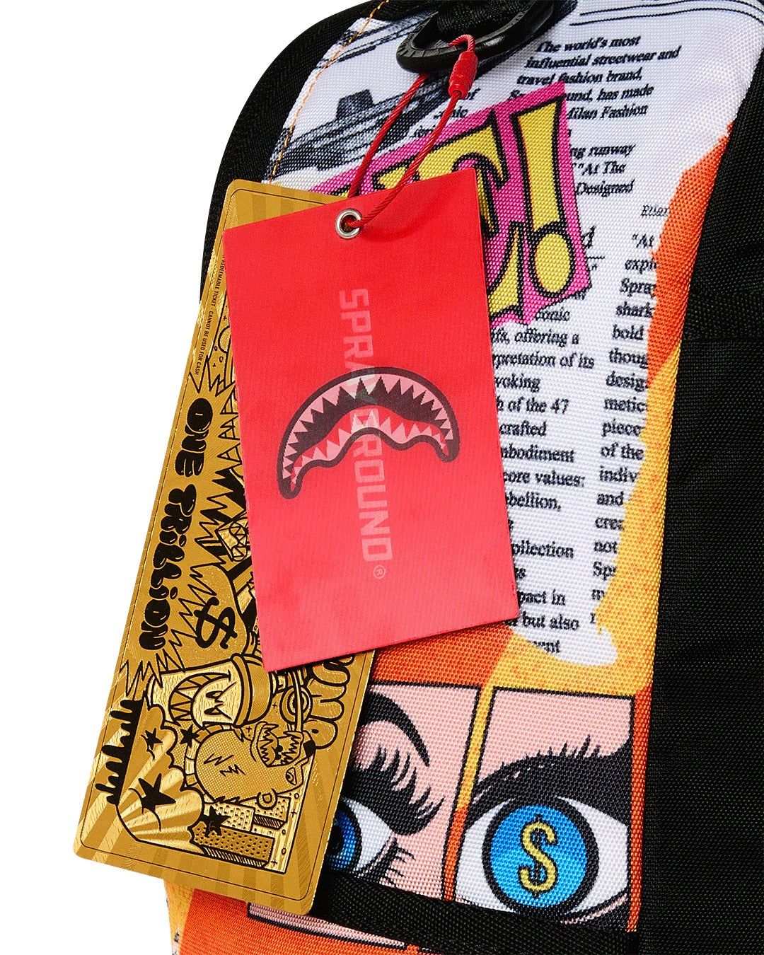 LIPS MAGAZINE COLLAGE BACKPACK