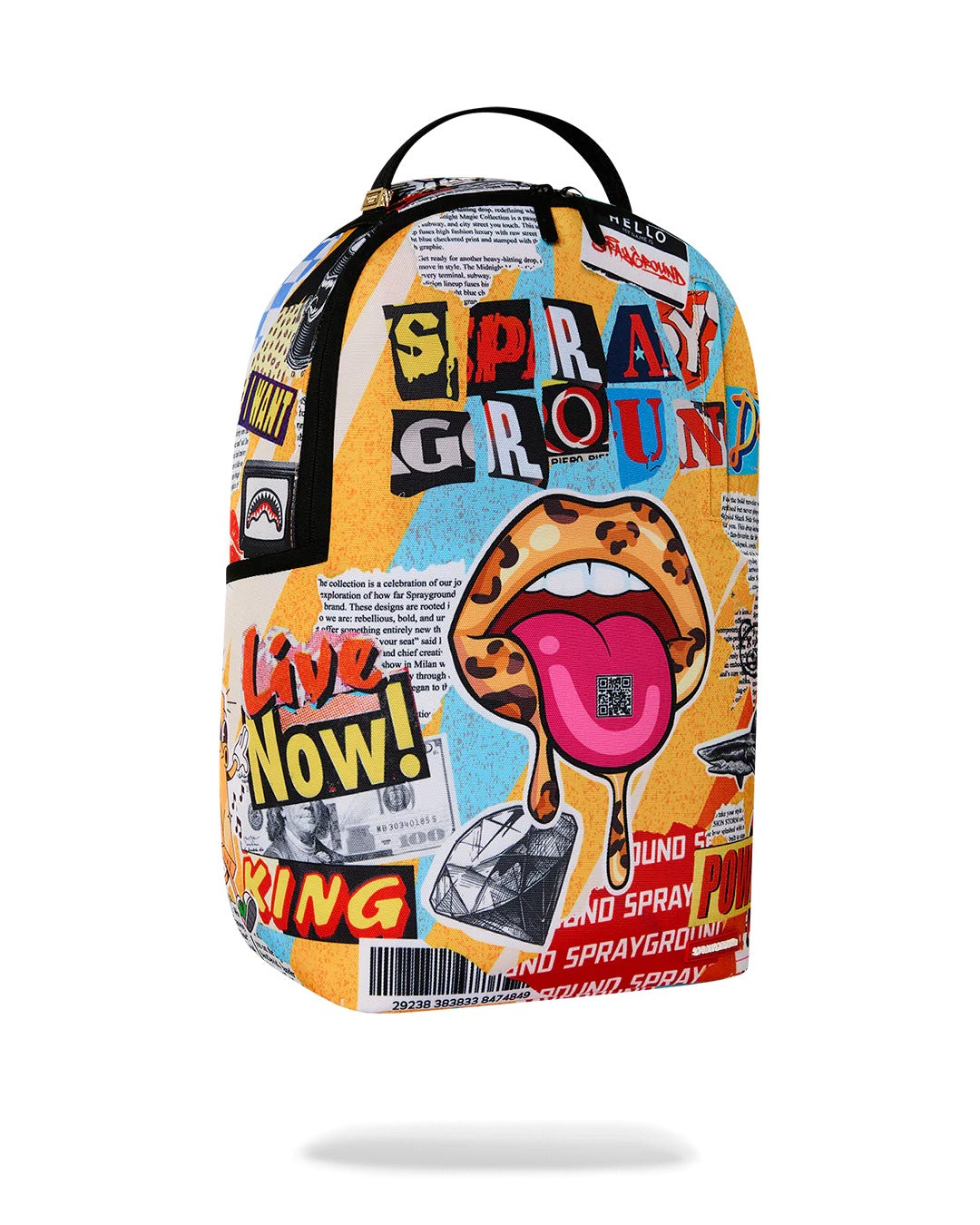 LIPS MAGAZINE COLLAGE BACKPACK