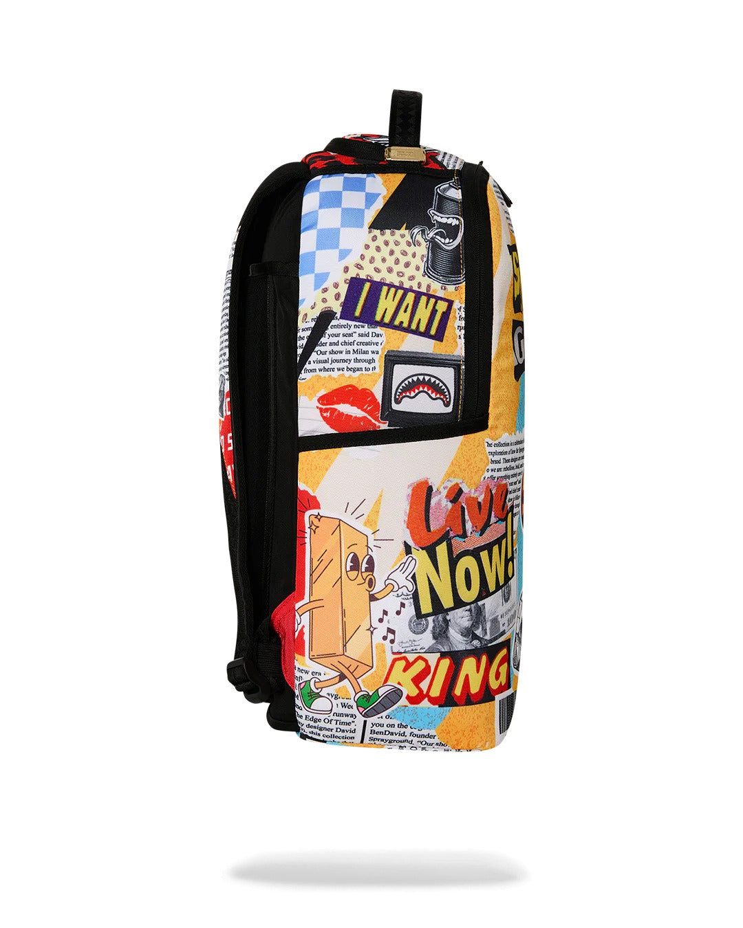 LIPS MAGAZINE COLLAGE BACKPACK