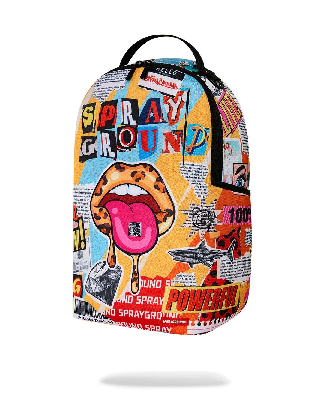 LIPS MAGAZINE COLLAGE BACKPACK