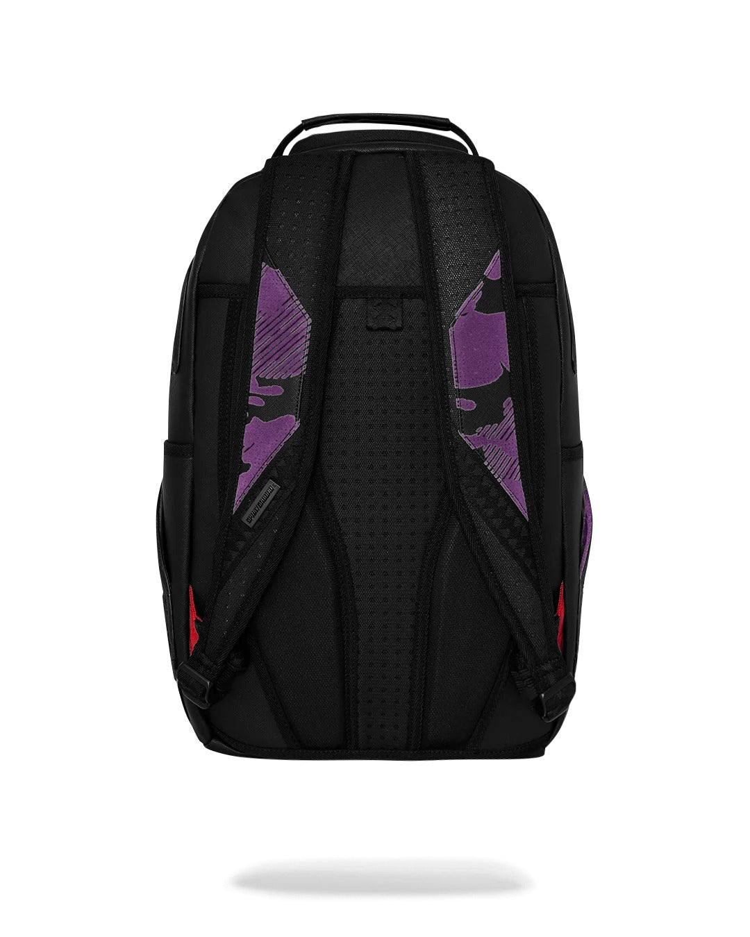 PURPLE FLOCKED CAMO BACKPACK