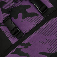 PURPLE FLOCKED CAMO BACKPACK