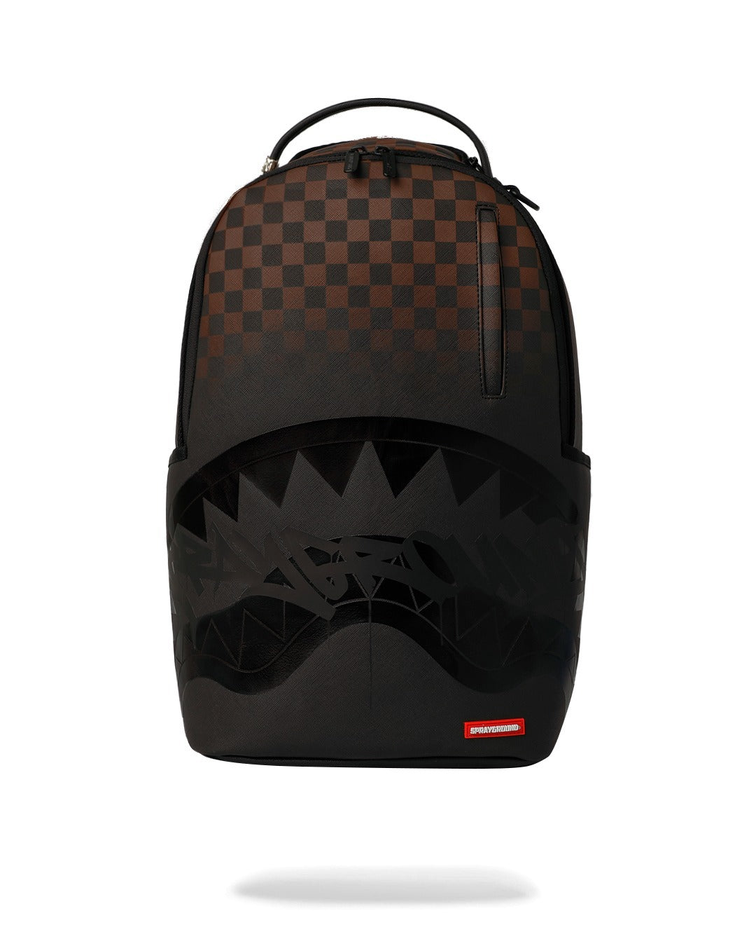 BROWN CHECK GHOST DRIP BACKPACK