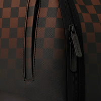 BROWN CHECK GHOST DRIP BACKPACK