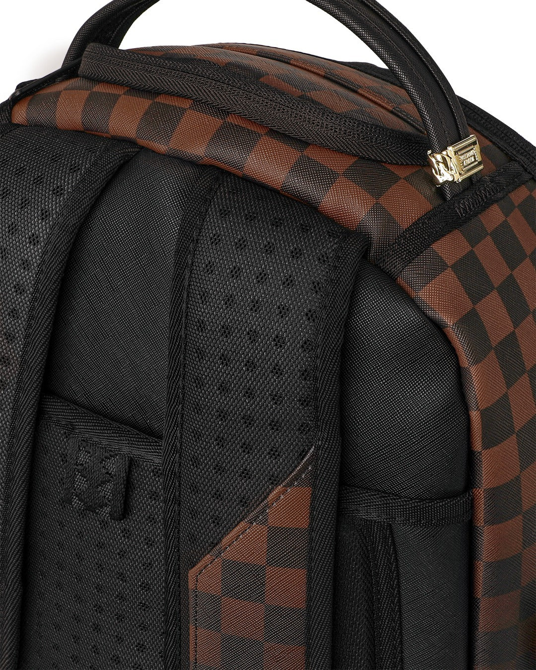 BROWN CHECK GHOST DRIP BACKPACK