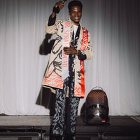 BROWN CHECK GHOST DRIP BACKPACK